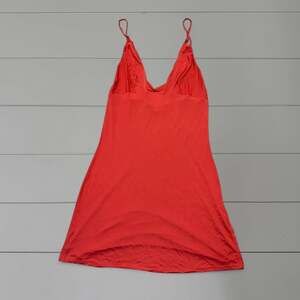 Victoria's Secret Red Orange Slip Dress, Lingerie Mini, Size S